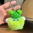 thumbnail image 4 of Llavero de peluche de conejo de peluche con forma de muñeca de dibujos animados, accesorio decorativo para bolso o coche, regalo de apoyo emocional., 4 of 8