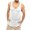 White, variant on SwiftWear Mens Tank Top Undershirt Round Neck Sleeveless Hollow Out Casual Shirt Men Summer Brown XXXL