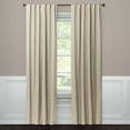 thumbnail image 2 of Aruba Linen Blackout Curtain Panel - Brown Linen 95"x50", 2 of 2