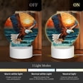 thumbnail image 3 of Naloa Textured Bald Eagle Acrylic LED Night Light Custom LED Lights Personalized Nightlight Customized Gifts for Family Couples Friends, 3 of 9