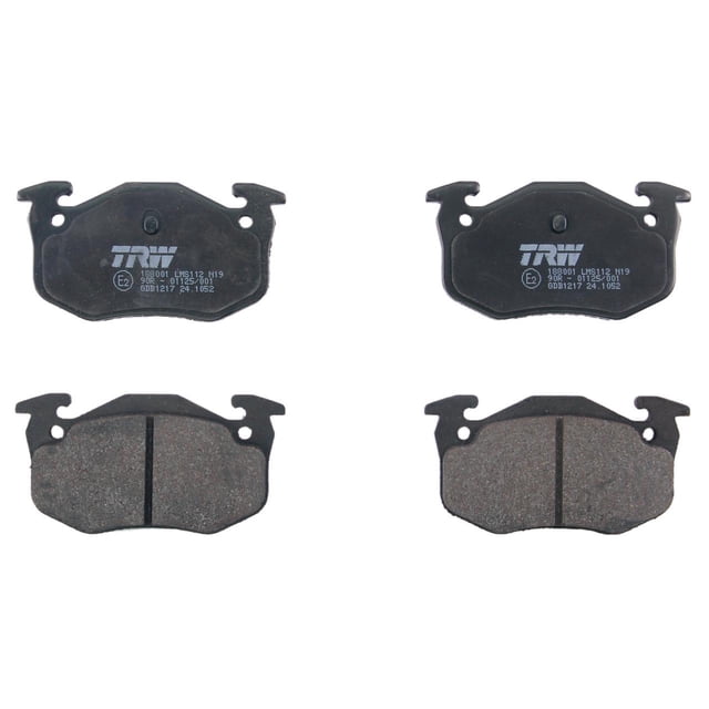 Balatas Bajos Metales 306 1997 A 2002 Peugeot Traseras TRW
