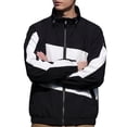 thumbnail image 2 of YUGYXL Casual Fashion Jackets for Men Baggy Baseball Jacket Mock Neck Coats Long Sleeve Coat Black Jacket, 2 of 6