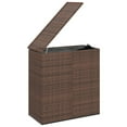 thumbnail image 3 of vidaXL Outdoor Storage Garden Patio Cushion Deck Box Chest Cabinet PE Rattan, 3 of 4