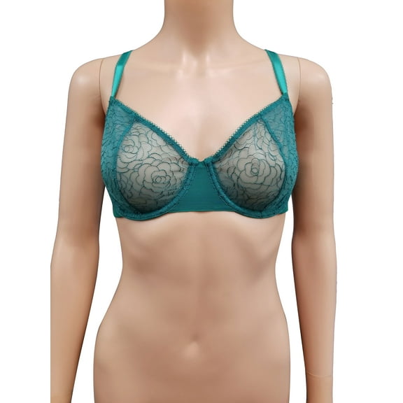 La Perla Studio Green Lace Underwire Bra (34D)