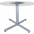 thumbnail image 5 of Lorell LLR61640 30 x 45 in. Hospitality Conference Lobby Bases & Tops - X-Base - Silver, 5 of 6