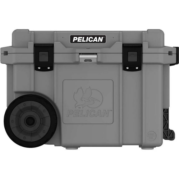 Pelican 45Q Dark Grey/Green Wheeled ELITE COOLER