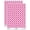 Hot Pink, variant on Movie Theater Raffle Ticket Solid 200+ Round Stickers - Orange - Gloss Finish - 0.50" Size