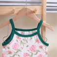 thumbnail image 4 of Toddler Girls Short Set Cotton Camisole Printed Tank Top & Shorts Baby Girls Outfit Toddler Girl Summer Clothes, 4 of 5