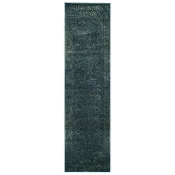 SAFAVIEH Vintage Adrian Traditional Runner Rug, Turquoise, 2'2" x 8'