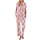 thumbnail image 1 of Sexy Pijama Conjunto para las Mujeres Impreso Bolsillo Pantalones de Manga Corta, Traje Suelto Casual para el Hogar Y el Salón, 1 of 9