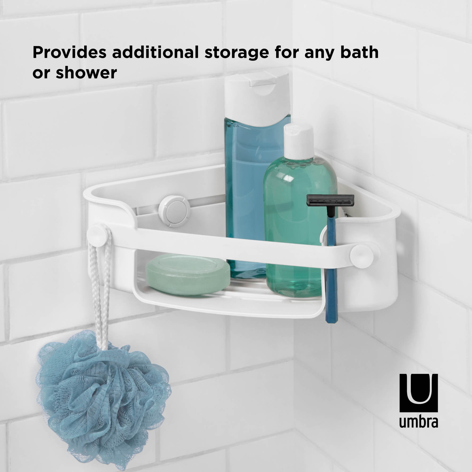 Umbra Flex Sure-Lock Suction Bathroom Shelf - Homelook Shop