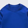 thumbnail image 5 of TOWED22 Toddler Baby Boy Fall Winter Outfit Waffle Solid Color Long Sleeve Sweatshirts Stretch Jogger Pants Newborn Clothes Set(Blazer,5-6 Y), 5 of 6