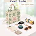 thumbnail image 5 of FORMRS Womens Corduroy Tote Bag Crossbody Shoulder Handbag with Pocket, Pink and Green Geometric, 5 of 7
