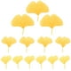 thumbnail image 2 of Simulación de 100pcs de hojas de ginkgo hojas falsas de ginkgo hojas de boda de ginkgo falsas decoración de la boda, 2 of 6