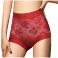 thumbnail image 1 of Ropa Interior de Tanga de Cintura Alta para Mujeres de Cintura Media a Alta Encaje de Cadera de Hielo Romántico Ligero Ropa Interior de Tanga Transpirable, 1 of 5