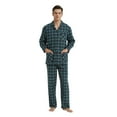 thumbnail image 3 of GLOBAL Men's Long Sleeve Flannel Pajamas Sets 100% Cotton Sleepwear Top and Bottom, Size S-3XL, 3 of 5