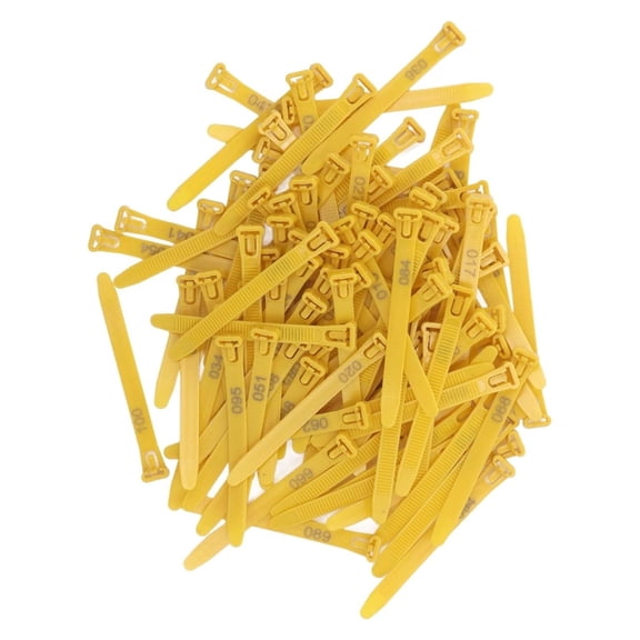 Miiottaa Durable Poultry Leg Bands Chicken Duck Gooses Identification Rings Numbered 1-100