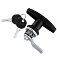 thumbnail image 4 of T-Shape Handle Caravan Rv Truck Trailer Toolbox Drawer Cabinet Door Lock Latch, 4 of 9