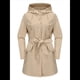 thumbnail image 3 of Chaqueta Impermeable con Capucha Clásica para Mujer, con Cinturón y Cordón para Actividades Al Aire Libre, Cortavientos Albaricoque XL, 3 of 9