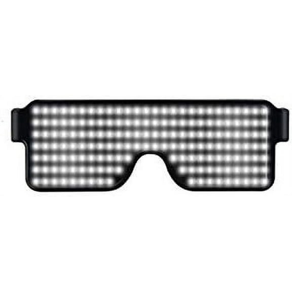 LINLIN Party led Glasses, LED Light Up Glasses LED Glowing Glasses USB Rechargeable LED Light Up Glasses with Flashing Neon, 11 Patterns LED Luminous Eyeglasses for Parties, Nightclub
