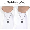 thumbnail image 4 of Poseidon Trident Pendant Urn Necklace for Ashes Stainless Steel Ancient Greece Amulet Keepsake Cremation Jewelry Memorial Gift for Men Women, 4 of 7