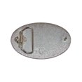 thumbnail image 2 of CTM Blank Oval Belt Buckle, 2 of 2