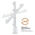 thumbnail image 6 of Fenchilin Vanity Makeup Mirror with Lights Metal Tabletop White 14.5" x 18.5", 6 of 14
