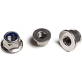 thumbnail image 2 of Hex Nuts with Flange - Self-Locking - M6 - (20 Pcs) - DIN 6926 Stainless Steel A2 Lock Nuts/Lock Nuts, 2 of 5