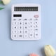 thumbnail image 4 of Calculadora electrónica Pisexur para hombres, calculadora básica de escritorio de 12 dígitos, doble potencia, con gran pantalla LCD, electrónica para niños, organizador de electrónica., 4 of 4