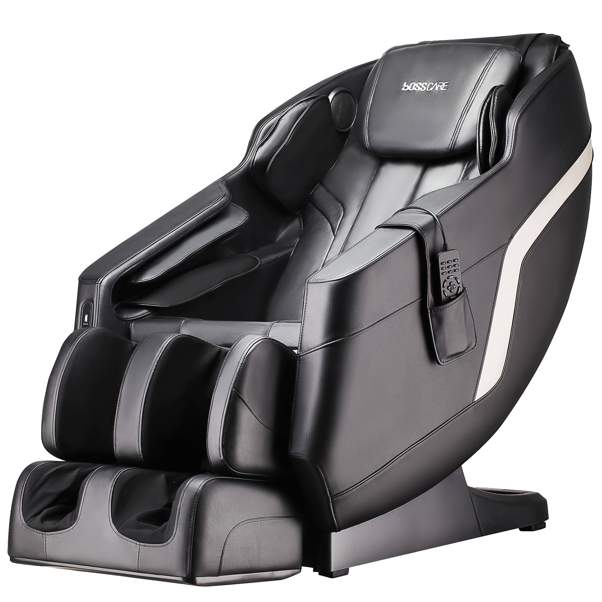 BOSSCARE Assembled Massage Chair Recliner with Zero Gravity Full Body Massage with USB Charge Port Black
