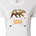 thumbnail image 4 of Inktastic Utah Vacation Bear Silhouette Women's T-Shirt, 4 of 5