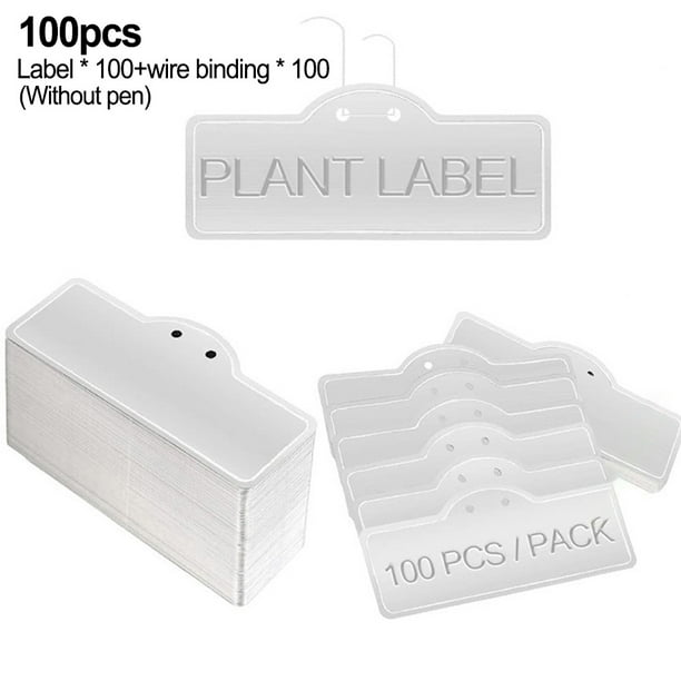 GLFSILL Metal Plant Labels Plant Tags, Metal Plant Labels for Outdoor