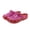 rose red, variant on Women’s Hand-Applied Rhinestone Clog Sandals, Sparkle Slip-On Garden Shoes