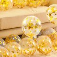 thumbnail image 3 of pitrice Ballon Transparent à Sequins, 3 of 9