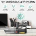 thumbnail image 5 of Cordless Handheld Vacuum Cleaner, 12.6V Portable Car Vacuum Cleaner 3 in 1 Cordless Vacuum Air Blower and Hand Pump with LED Light for Home Car Pet Hair, 5 of 13