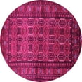 thumbnail image 1 of Ahgly Company Indoor Round Persian Pink Traditional Area Rugs, 5' Round, 1 of 4