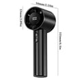 thumbnail image 2 of Rewenti High-Speed Portable Handheld Fan with Digital Battery Display, Usb Rechargeable Mini Fan with Adjustable Speed for Travel Commute Outdoor, 2 of 5