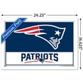thumbnail image 2 of NFL New England Patriots - Logo 21 Wall Poster, 14.725" x 22.375", Framed, 2 of 3