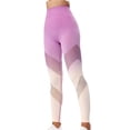 thumbnail image 1 of Gibobby Pantalones de yoga Pantalones de yoga largos con degradado delgado para mujer Pantalones de fitness de yoga de cintura alta sin rastro Pantalones(Morado， M), 1 of 5