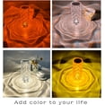 thumbnail image 2 of Lámpara de mesa de cristal de diamante, 16 colores, carga USB, lámpara de noche táctil con control remoto, lámpara de escritorio LED, para dormitorio/bar/restaurante, lámpara de mesa de dormitorio de, 2 of 5