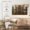 thumbnail image 5 of Elephant Stock Gate Of Hassan Ii Mosque Wall Art - Horizontal Canvas Wall Art - Living Room Wall Decor - Places Canvas - Teal And Beige Decor - 30" x 20", 5 of 8