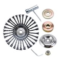 thumbnail image 4 of koolsoo 10'' Derusting Weeding Wheel, Wire Wheel Brush Disc, trimmer Garden Power Tools, 6Pcs, 4 of 9