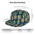thumbnail image 6 of Uemuo Colorful Pineapples Pattern Women's Baseball Cap,Straight Brim Hat,Golf Dad Hat,Travel Hat,Sun Protection Cap,Everyday Accessory, 6 of 9