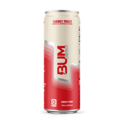 Bum Energy Cherry Frost Energy Drink, 112 mg Natural Caffeine, 12 fl oz