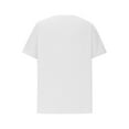 thumbnail image 5 of HAPIMO Women's Trendy Loose Cotton Lined Pullover Clearance Summer Tees V Neck Shirts for Teen Girls Solid Color Casual Relaxed Workout Blouses Short Sleeve White M, 5 of 6