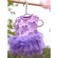 thumbnail image 5 of Flower Gauze Tutu Dog Dress Vest Apparel Skirt Clothes Pet Puppy Princess Clothes for Dogs and Cats, 5 of 13