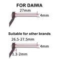 thumbnail image 3 of Mosiee 1Pc Fishing Reel Knob For Daiwa Baitcasting Fishing Reels Handle Component Part Fish Tackle Equipment Accessory, 3 of 9