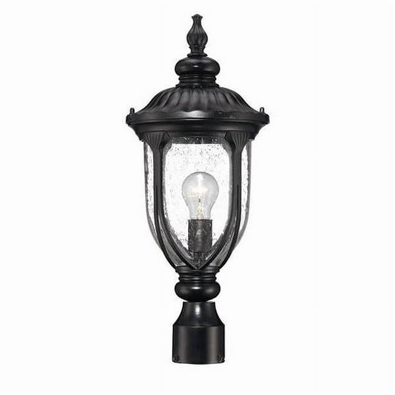Acclaim Lighting Post Mount Light,Matte Black,1-Light 2217BK