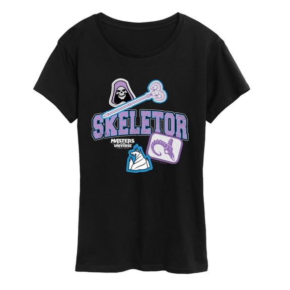 Masters of the Universe - Skeletor Faux Patches - Women's Short Sleeve Graphic T-Shirt