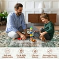 thumbnail image 6 of Garvee 2'x6' Kitchen Runner Rug Non-Slip Hallway Bedroom Rug Vintage Floral Distressed Rug for Laundry Room, Rust Brown, 6 of 7